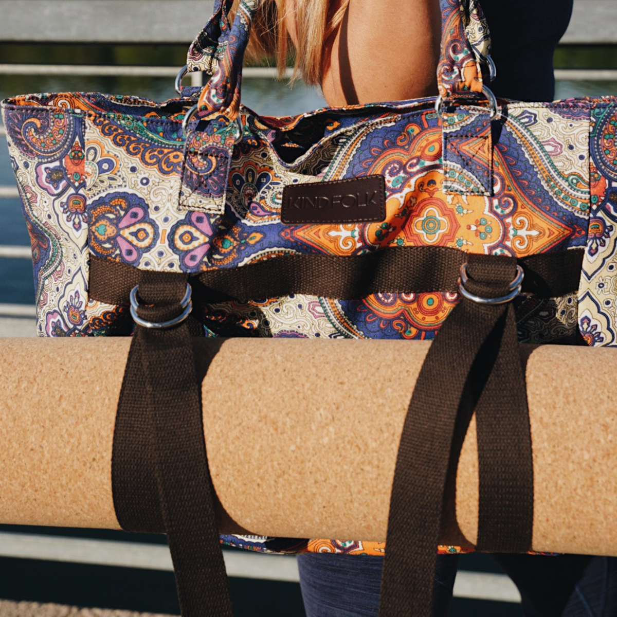 Yoga Mat Square Tote - Kindfolk Athletics
