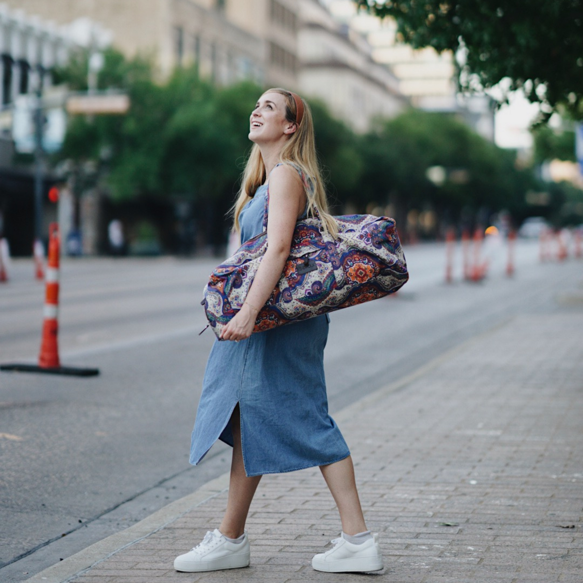 Patterned Yoga Mat Duffel Bag - Kindfolk Athletics