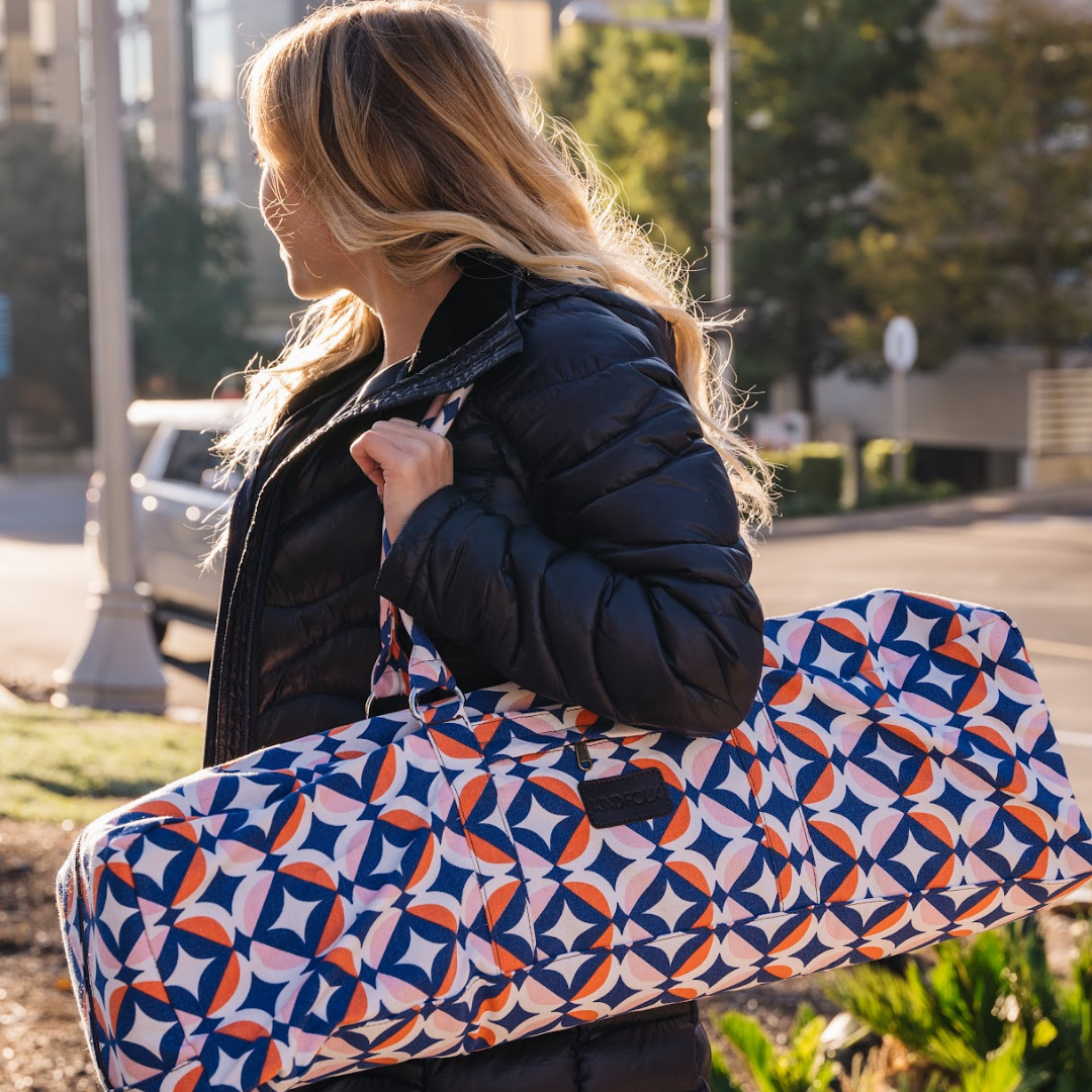 Patterned Yoga Mat Duffel Bag - Kindfolk Athletics