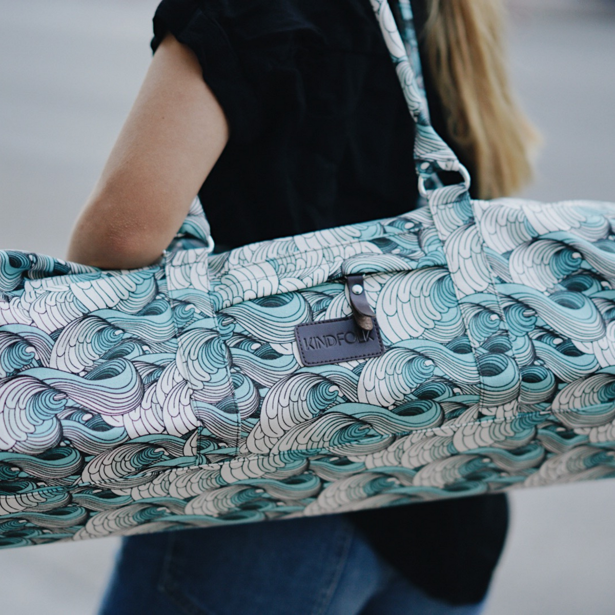 Patterned Yoga Mat Duffel Bag - Kindfolk Athletics