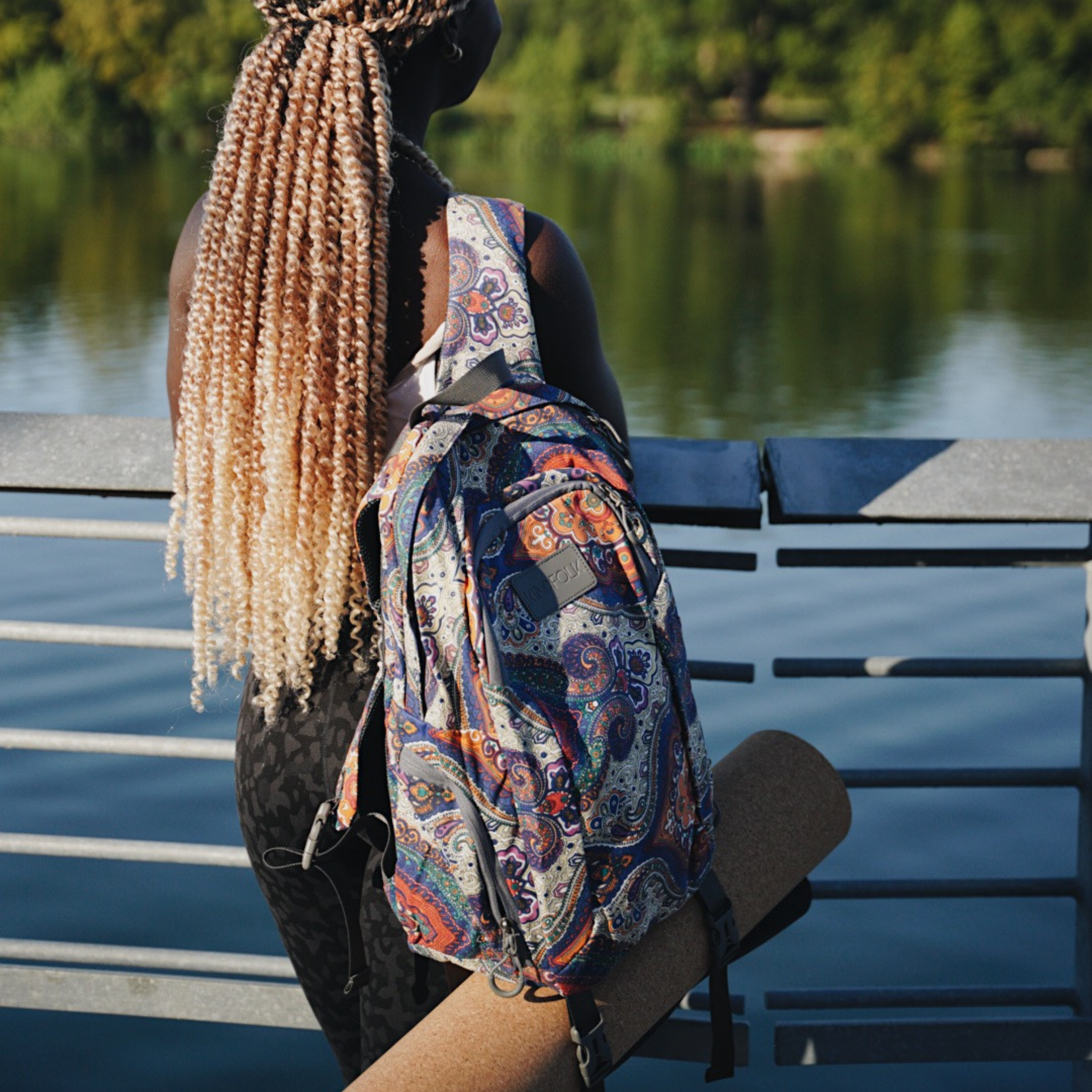 Yoga bag backpack sales