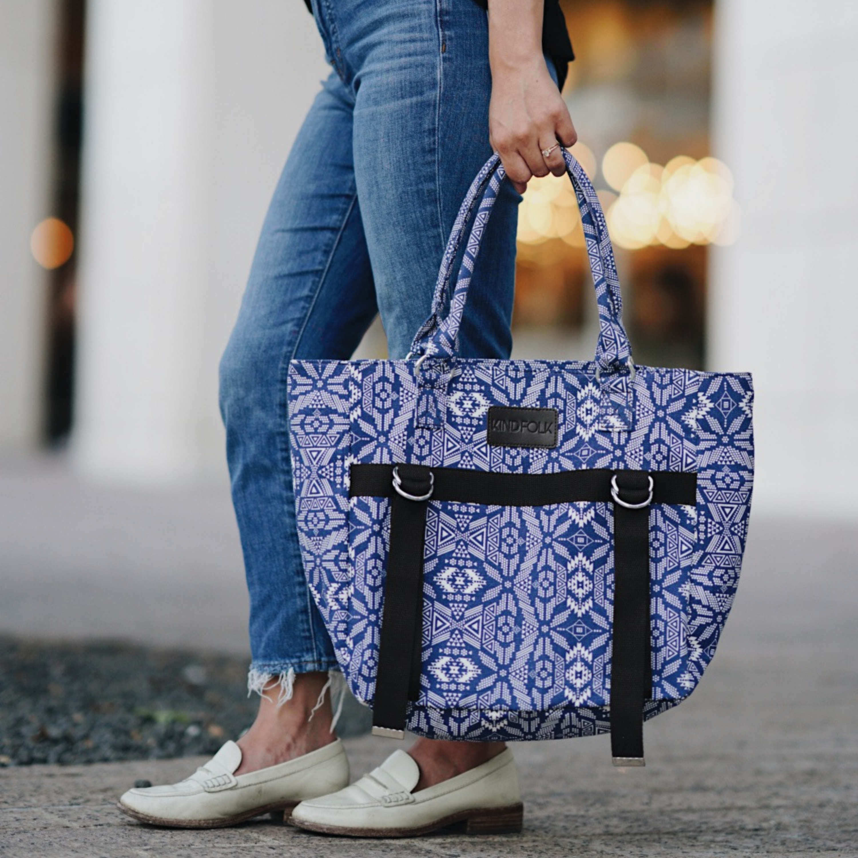 third floor quilts: quilted yoga mat tote bag