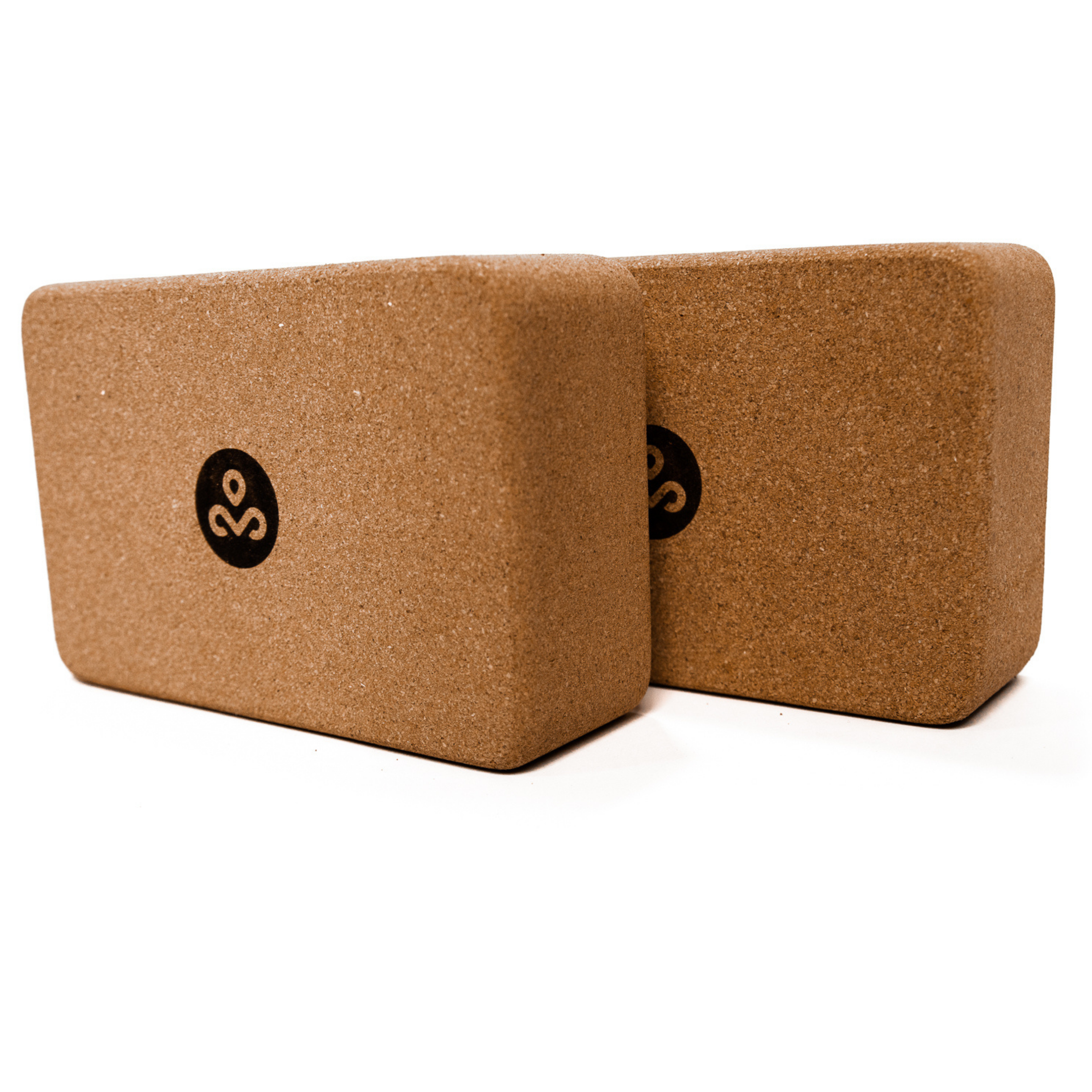 Manduka Yoga Block 4 x 6 x 9 (Pack of 2), Cork 2-pack